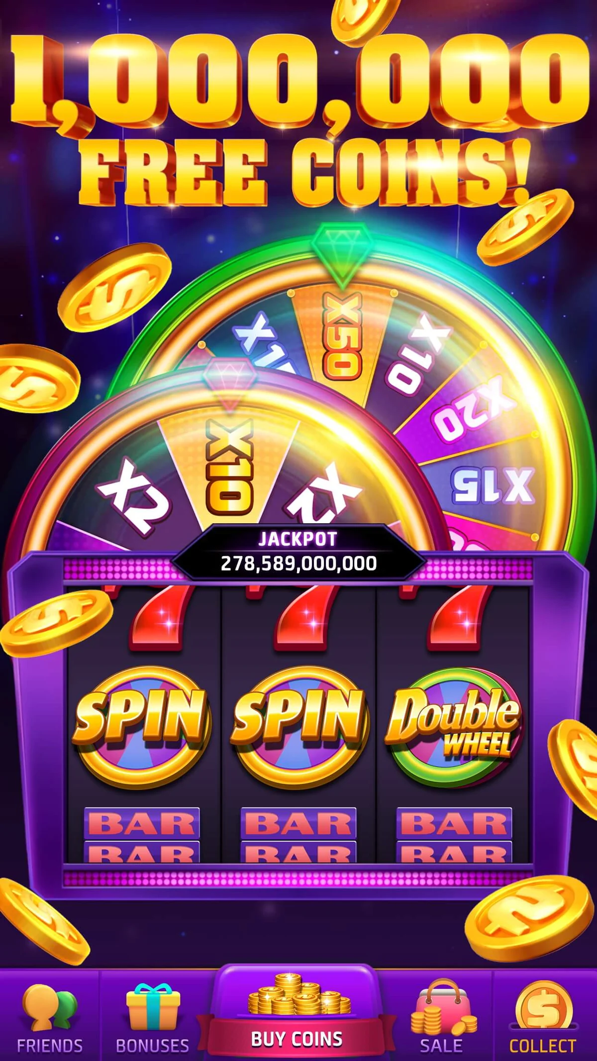 777 Casino vegas slots games · official game artwork